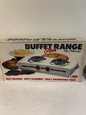 Brand New Vintage Munsey Buffet Range Plus Model 702